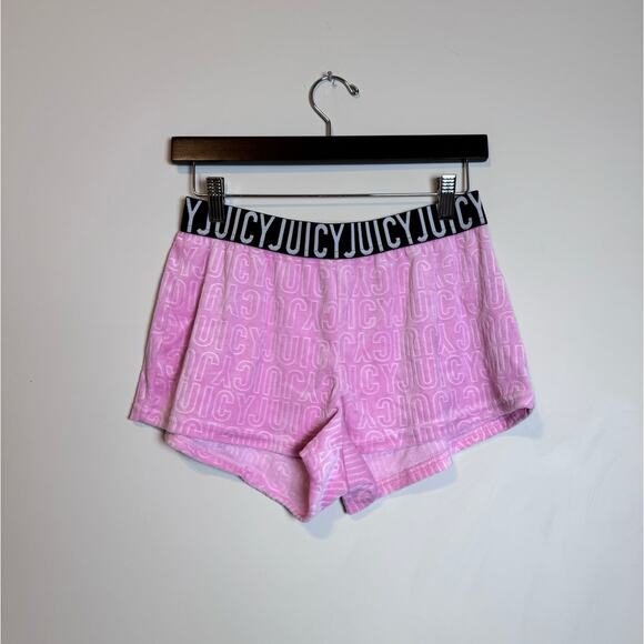 Juicy Couture Velvet Fleece Pajama Shorts - Size S - Picture 1 of 4